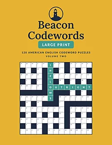 Beacon Codewords Large Print, Volume 2 — 120 codeword puzzles