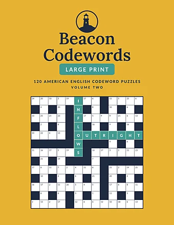 Beacon Codewords Large Print, Volume Two — 120 codeword puzzles